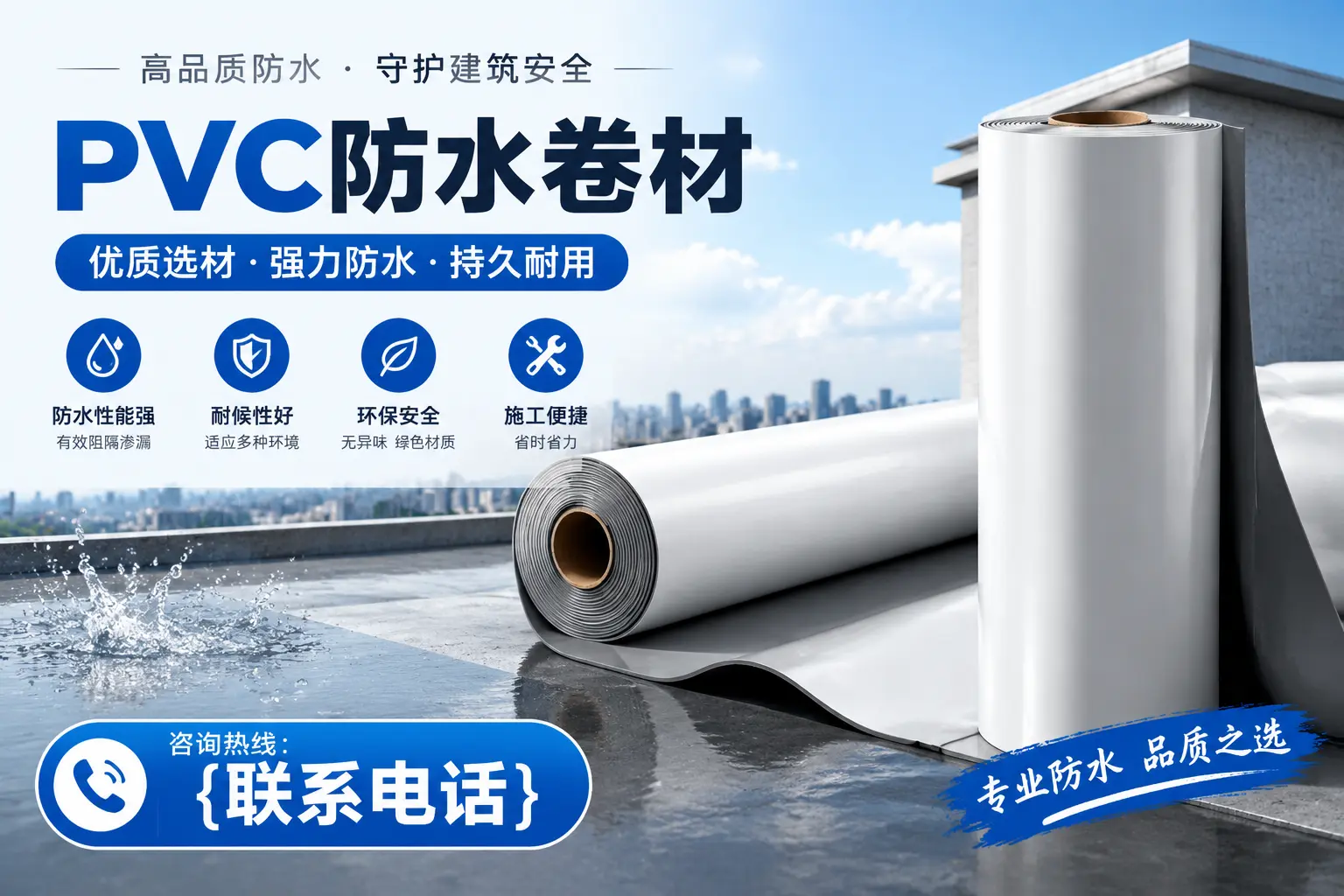 PVC防水卷材的选购技巧与注意事项,助您在滨州找到合适产品